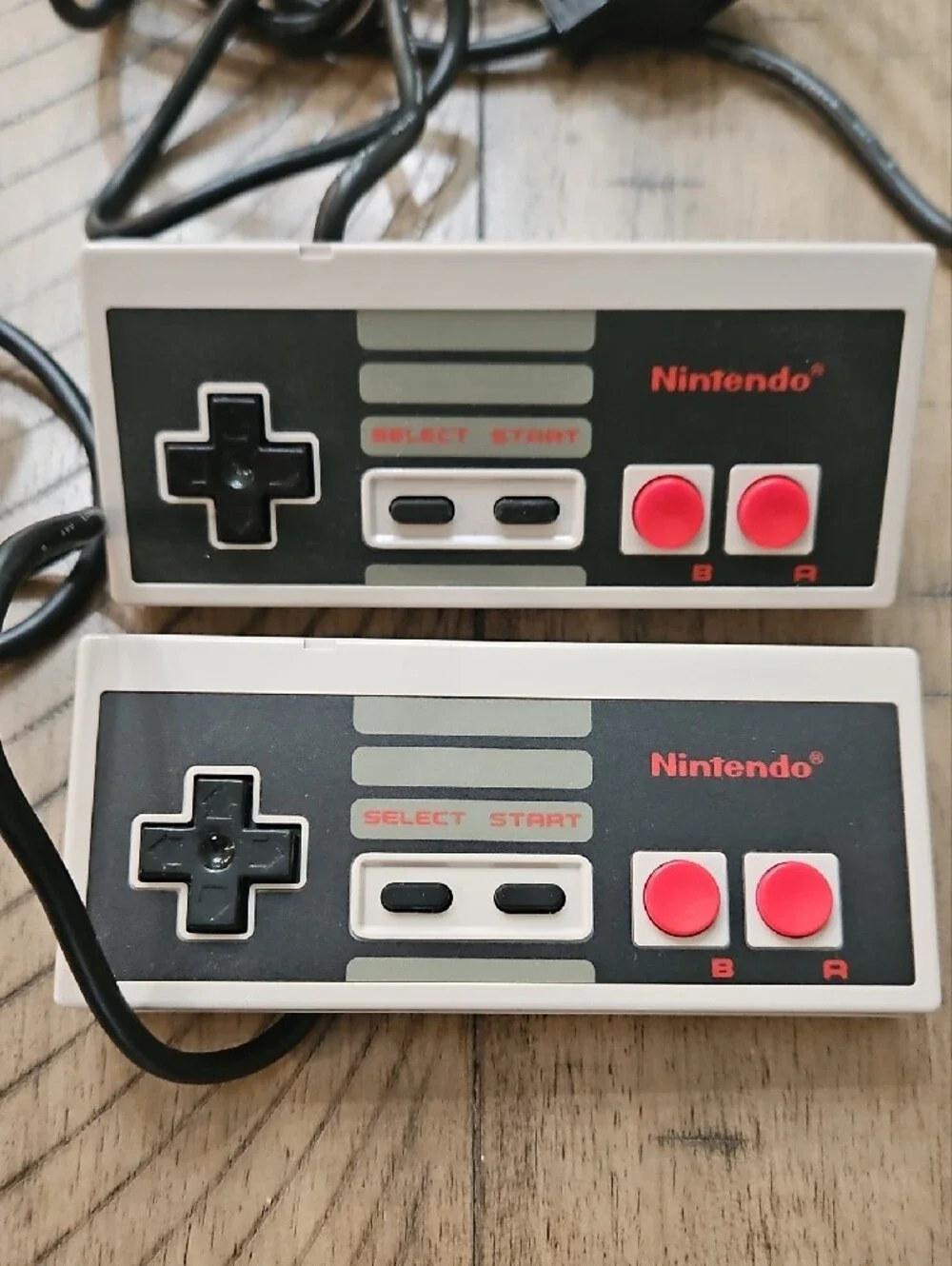 Nintendo Classic Wired Controllers - Gray, Black & Red